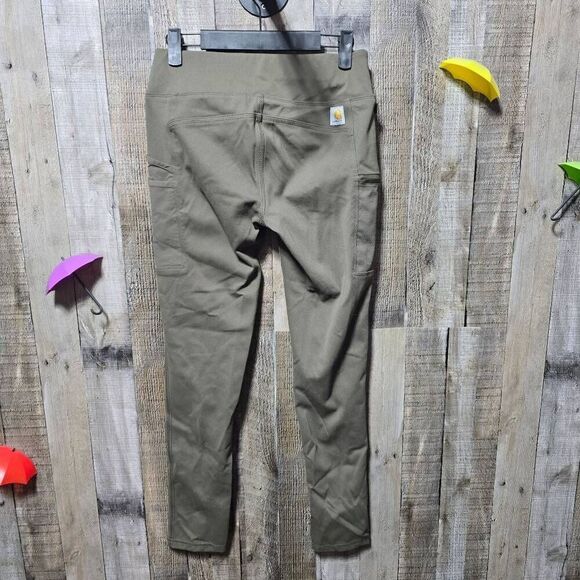 CARHARTT WORKWEAR 103609 Force Lightweight Utility Leggings Olive Green - Picture 3 of 6